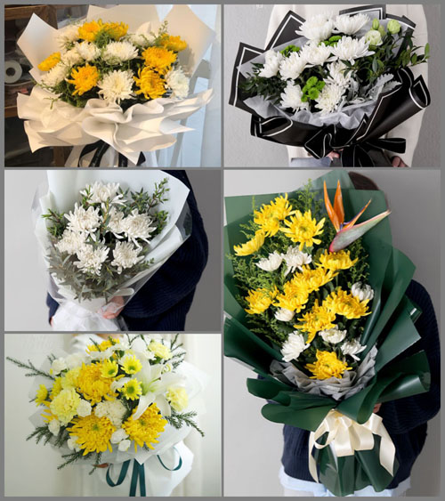 山西晋城高平市永录乡三军村白事花束代送